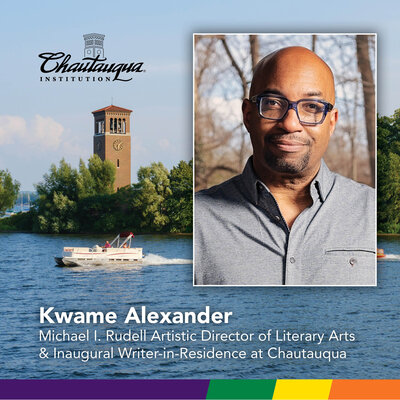 Kwame Alexander Appointed to Lead Chautauqua Literary Arts