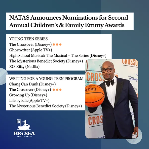THE CROSSOVER Receives Two Emmy® Nominations!