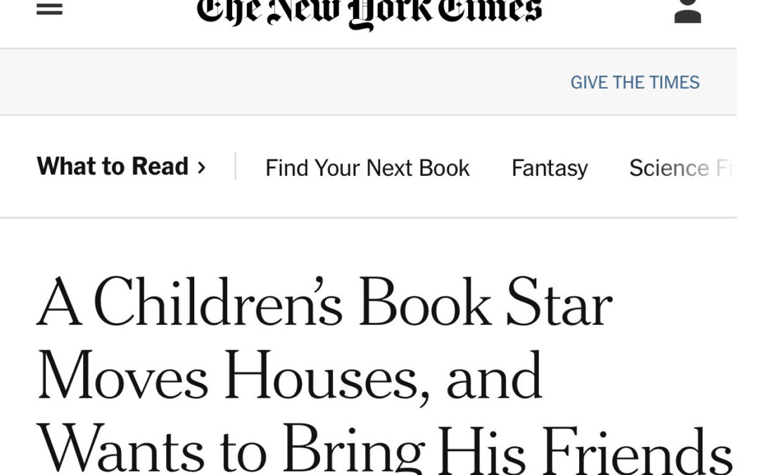 A Children’s Book Star Moves Houses, and Wants to Bring His Friends